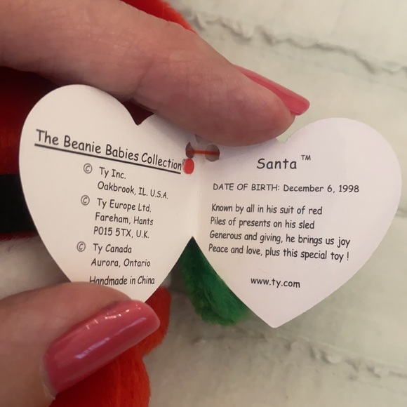 Original Santa beanie baby - Picture 5 of 5